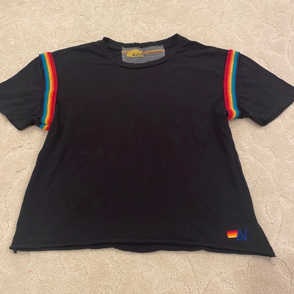 Aviator Nation Vintage Boyfriend Tee Shirt